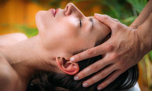 Craniosacral therapy head massage for pain and migraine relief