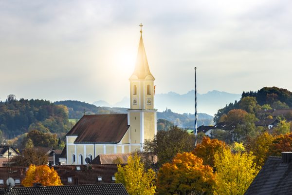 Small village Glonn in Bavaria
